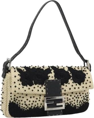 Fendi Borsa a spalla Pre-owned in bamb&ugrave; - - Pre-owned - Donna - Beige - ONE SIZE