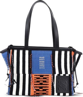 Loewe Cushion Multicolor Patchwork Small tote bag - Veelkleurig