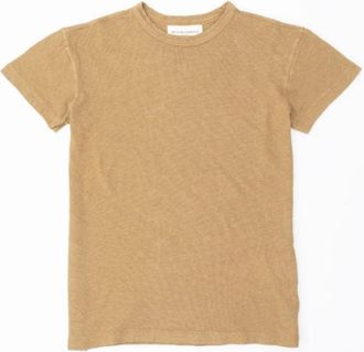 Officine G&eacute;n&eacute;rale Brown Crew Neck Tee-Shirt