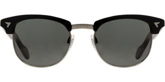 American Optical Sirmont Polarized 1GYNP Mens Sunglasses Black Size 53