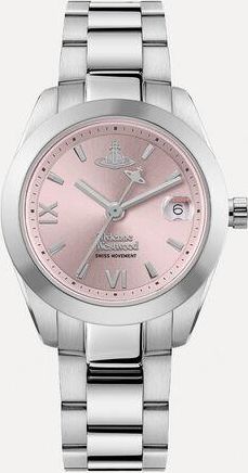 Vivienne Westwood Fenchurch Watch Silver / Pink Stainless Steel Women