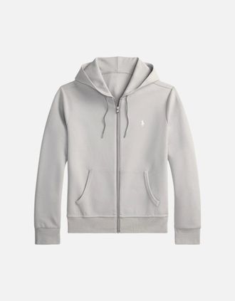 Polo Ralph Lauren Mens Polo Ralph Lauren Double Knit Zip Hoody 092 Soft Grey - Size: 42