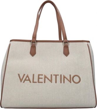 Mario Valentino Fabric Bag - Dames - Shoppers - Beige - ONE Size - Tassen