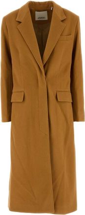 Isabel Marant Isabel Marant Orange Wool Blend Ellenita Coat