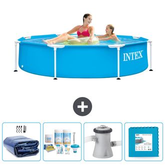 Intex Piscina Con Estructura Redonda - 244x51 Cm - 5-piezas Scb2