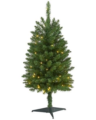Nearly Natural 3ft Slim Green Mountain Pine Artificial Christmas