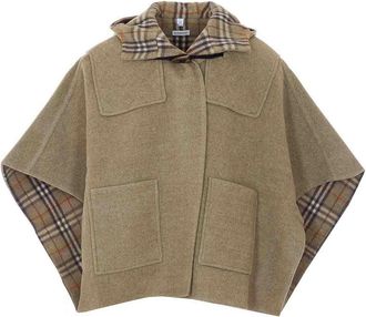 Burberry Glade Green Duffle Cape