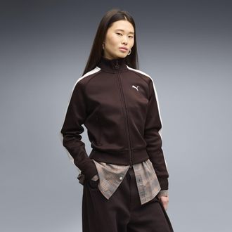 Puma Giacca da corsa corta T7 ALWAYS ON da donna, Abbigliamento, Marrone, XXL