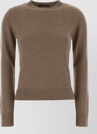 Max Mara fresia wool blend sweater elbow patches