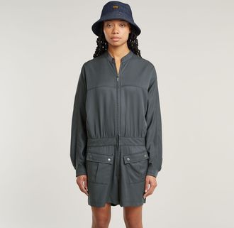 G-Star Macro Balloon Playsuit - Grijs - Dames