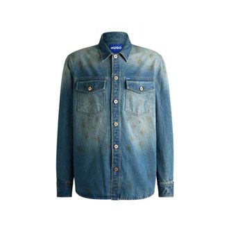 HUGO BOSS Hombre, Camisas, Azul, Talla: XL