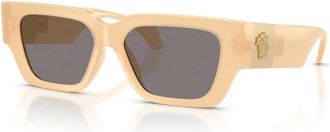 Versace Geometrische Zonnebril - Dames - Zonnebrillen - Roze - 53 MM - Accessoires