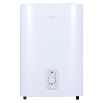 Costway Costway 25L Electric Water Heater 1300W/2000W Dual Power Hot Water Cylinder in White