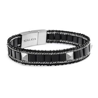 Nialaya Uomo, Accessori, Grigio, L, new