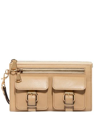 Aimee Kestenberg Saddle-Up Leather Wristlet Clutch