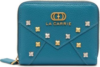 La Carrie Frivolous Kleine Portemonnee - Dames - Portefeuilles - Blauw - ONE Size - Leer - Accessoires