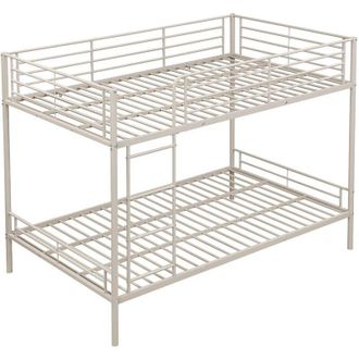Vente-Unique Letto a castello 2 x 120 x 190 cm Beige - DUOTIS II