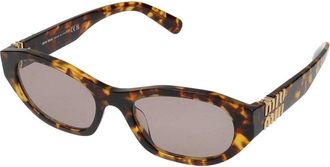 Miu Miu Dames, Accessoires, Bruin, Maat: 53 MM Polyamide