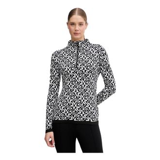 Newland Lady T-Neck - Dames - Outdoor shirts - Zwart - XS - Leer - Fitness