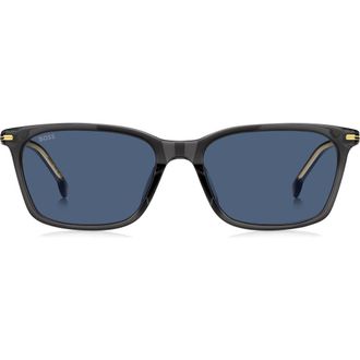BOSS 56mm Square Sunglasses in Grey at Nordstrom Rack