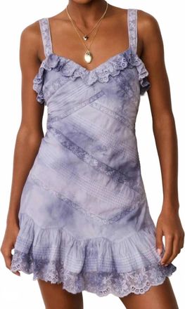 LoveShackFancy Lavine Dress In Indigo