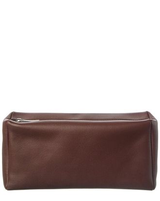 The Row Leather Clutch
