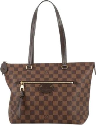 Louis Vuitton Pre-owned Tote Bags, female, Brown, Size: ONE SIZE Pre-owned Vintage Damier Canvas Tote Bag