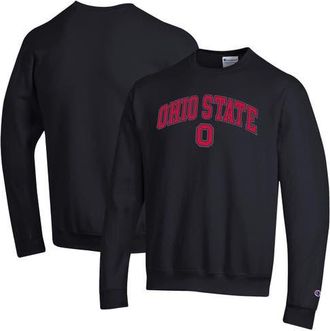 Champion Mens Champion Black Ohio State Buckeyes Arch Over Logo Pullover Sweatshirt at Nordstrom, Size Xx-Large