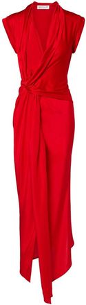 Victoria Beckham Silk Long Dress