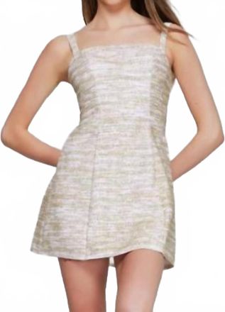 Jovani Strapless Glitter Mini Dress In White/silver