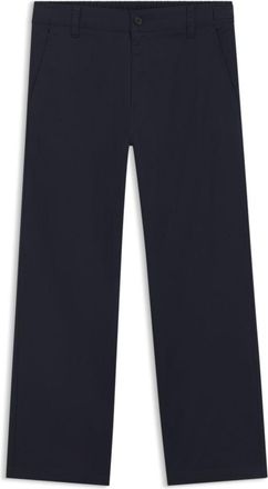 HUGO BOSS Straight-fit pants in mercerized stretch cotton