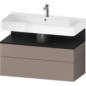 Duravit Duravit - Qatego Mueble Bajo Lavabo, 1 Extra&iacute;ble Y 1 Caj&oacute;n