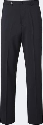 Prada Pantalones rectos de lana y mohair