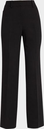 Lafayette 148 New York Reade Double-Face Stretch Wool Pants