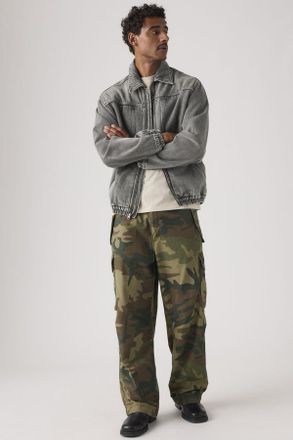 Levi's Cargo Baggy Field - Hombre - XL - Verde / Phalarope Camo