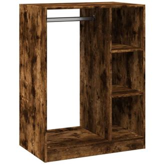 vidaXL Armario De Madera De Ingenier&iacute;a Roble Ahumado 77x48x102 Cm Vidaxl Marr&oacute;n