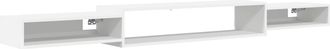 vidaXL Mueble De Tv Montado En La Pared Montada En La Pared Blanco Vidaxl