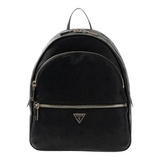 Guess Manhattan II Large Backpack - female - Guess - Backpacks - Black - ONE SIZE - Bags