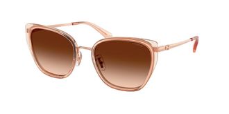 Coach HC7187 CDP56 948774 Womens Sunglasses Brown Size 53