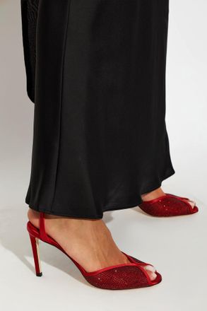 Jimmy Choo London Sacora High-Heeled Sandals, Womens, Red