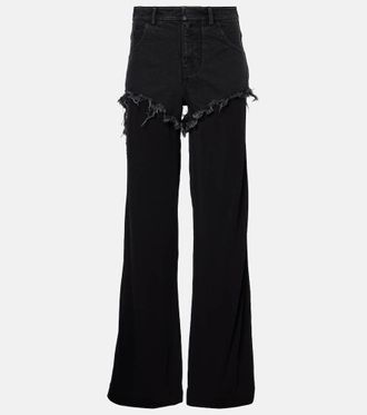 CHRISTOPHER ESBER Duke Splice layered straight jeans