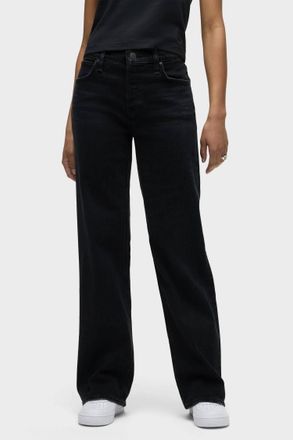 Hudson High-Rise Wide Leg Jeans In Fabulous Black