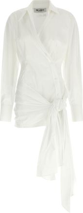 The Attico White Cotton Short Womens Dress