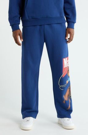 Market Cowboy Bear Cotton Joggers in Navy at Nordstrom, Size Xx-Large