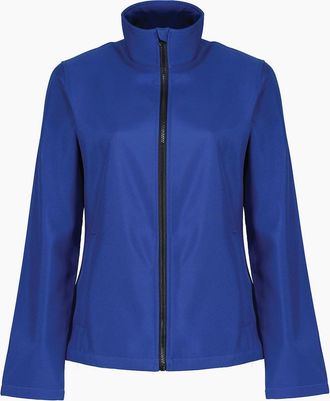 Regatta Womens Regatta Professional Womens/Ladies Printable Soft Shell Jacket - Blue - Size: 12
