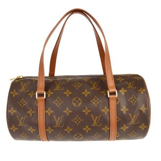 Louis Vuitton Papillon Monogram Canvas Brown Canvas Handbag (Pre-Owned)