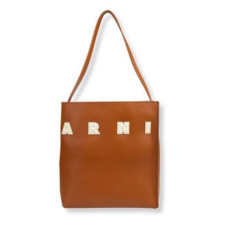Marni Shoulder Bags, female, Brown, Size: ONE SIZE Museo Hobo Piccola