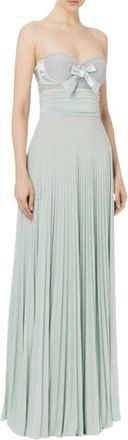 Elisabetta Franchi AB 629 42E2 V700 - Dames - Avondkleed - Groen - L - Kleedjes
