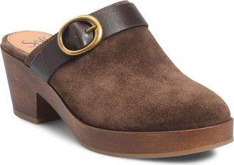 S&ouml;fft Giovanna Mule in Rich Brown at Nordstrom, Size 8.5
