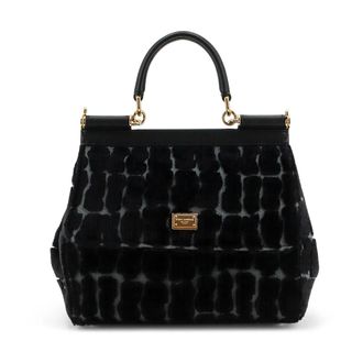 Dolce & Gabbana Dames, Tassen, Zwart, Maat: ONE Size Leer